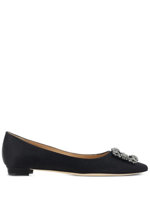 Manolo Blahnik Hangisiflat loafers - Black - zdjęcie produktu nr 1
