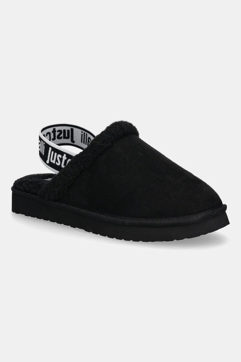 Just Cavalli kapcie kolor czarny 79RA3S36ZSD46899 - zdjęcie produktu nr 1