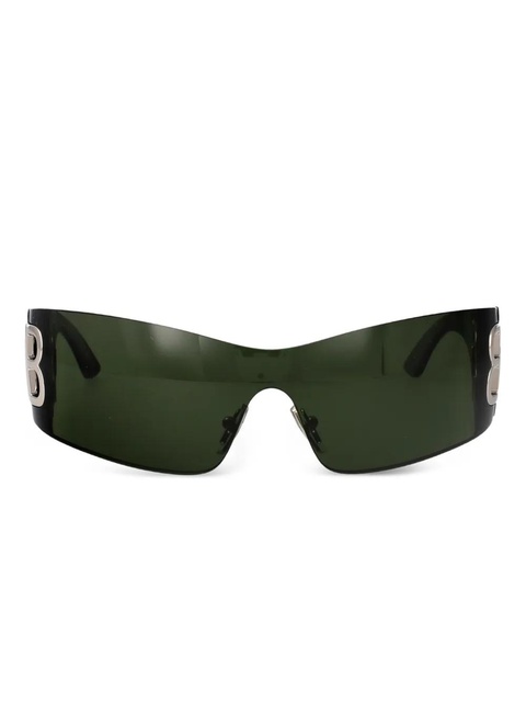 Balenciaga Eyewear logo sunglasses - Green - zdjęcie produktu nr 1
