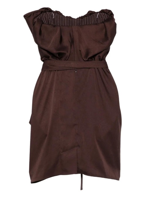 Vivienne Westwood draped-waist mini dress - Brown - zdjęcie produktu nr 1