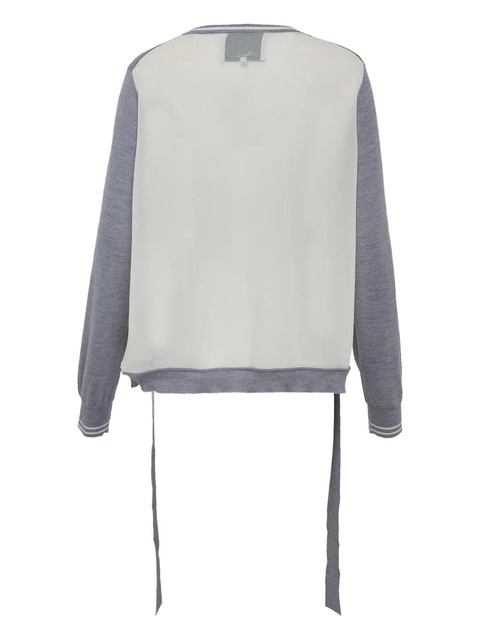 3.1 Phillip Lim layered wool sweater - Grey - zdjęcie produktu nr 1