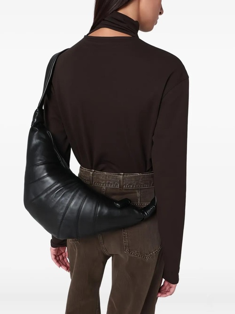 LEMAIRE medium Croissant shoulder bag - Black - zdjęcie produktu nr 2