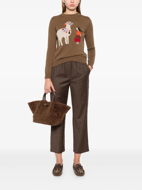 Max Mara elasticated-waist trousers - Brown - zdjęcie produktu nr 2