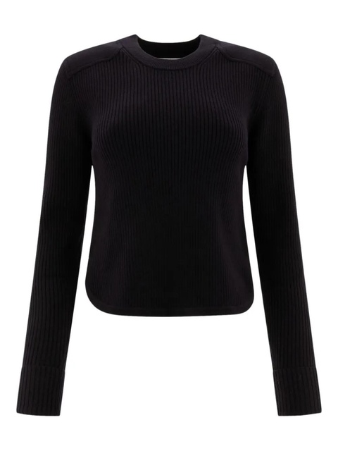 MARANT ÉTOILE ribbed panelled sweater - Black - zdjęcie produktu nr 1