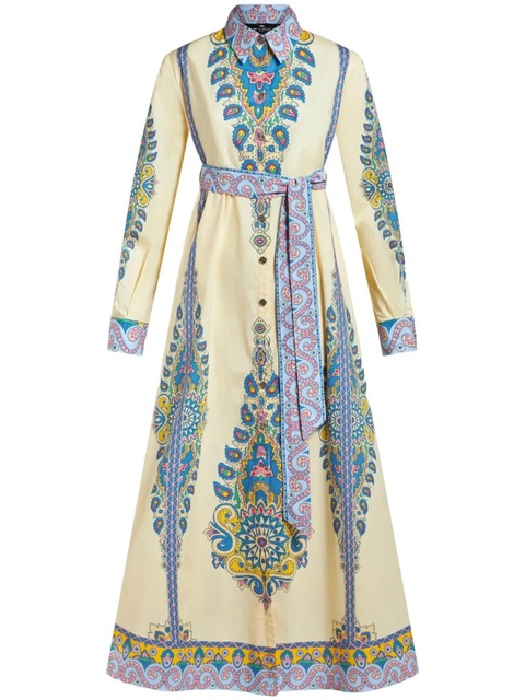 ETRO paisley-print shirt dress - White - zdjęcie produktu nr 1