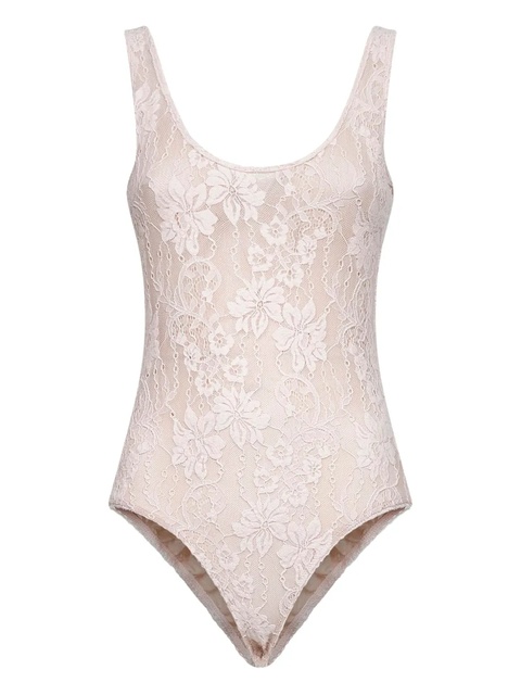 ZIMMERMANN floral-lace bodysuit - Light and natural - zdjęcie produktu nr 2