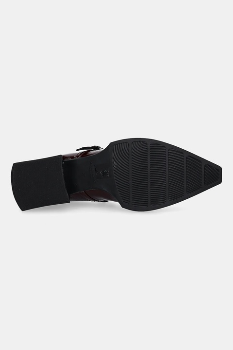 Vagabond Shoemakers czółenka skórzane VIVIAN kolor bordowy na słupku 5553-060-38 - zdjęcie produktu nr 2