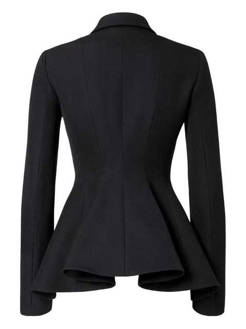 FENDI grain-de-poudre wool jacket - Black - zdjęcie produktu nr 2