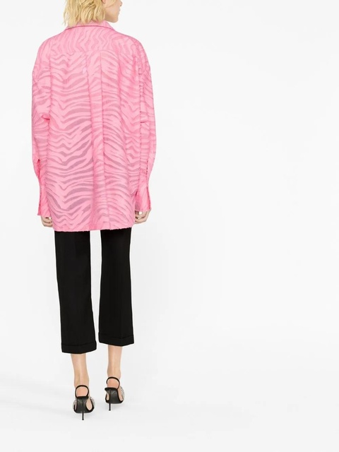 The Attico Diana long-sleeve shirt - Pink - zdjęcie produktu nr 2