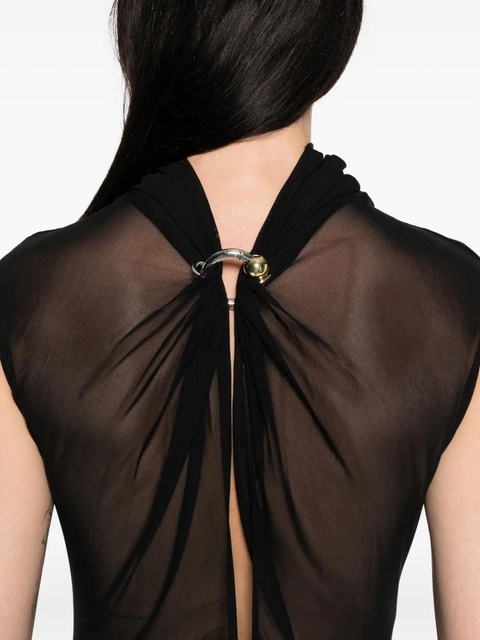 Jean Paul Gaultier sequin-embellished maxi dress - Black - zdjęcie produktu nr 2