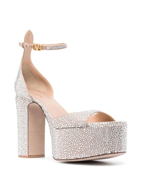 Valentino Garavani 155mm Tan-Go platform sandals - Neutrals - zdjęcie produktu nr 1