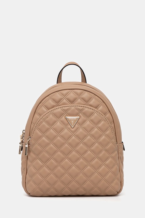 Guess plecak GIULLY damski kolor brązowy mały gładki HWQG96 73320 - zdjęcie produktu nr 1