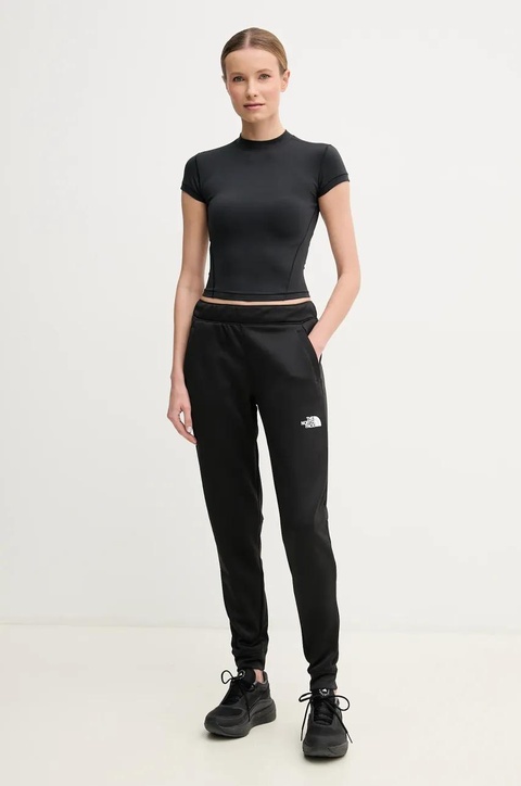 The North Face spodnie dresowe Reaxion kolor czarny gładkie NF0A8CNSJK31 - zdjęcie produktu nr 2