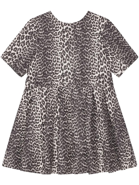 GANNI leopard-print minidress - Neutrals - zdjęcie produktu nr 1