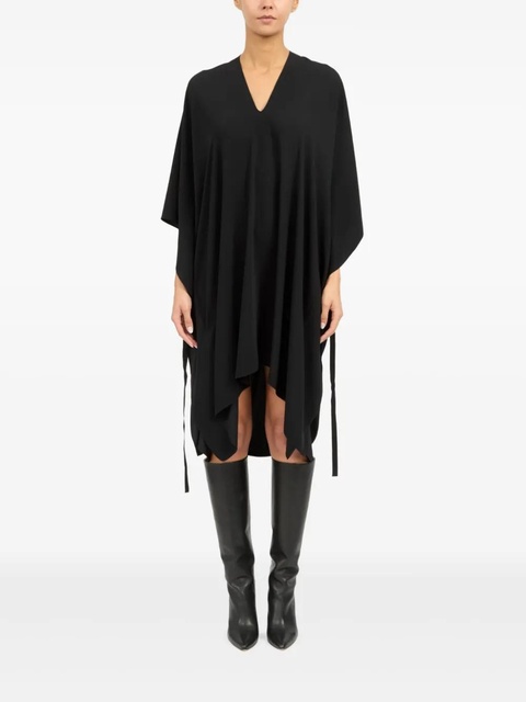 MM6 Maison Margiela V-neck midi dress - Black - zdjęcie produktu nr 2