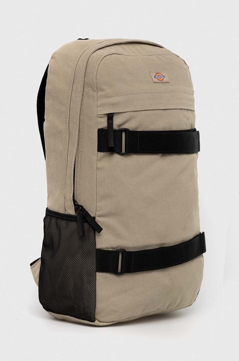Dickies plecak kolor beżowy duży gładki - zdjęcie produktu nr 1