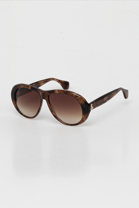 Vivienne Westwood okulary przeciwsłoneczne Frankie damskie kolor brązowy VW5102 - zdjęcie produktu nr 1