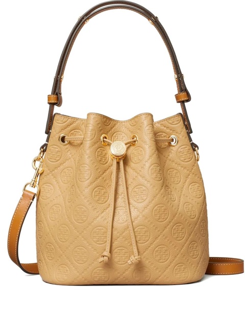 Tory Burch T Monogram bucket bag - Neutrals - zdjęcie produktu nr 1
