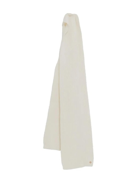 Casablanca ribbed wool scarf - Neutrals - zdjęcie produktu nr 1