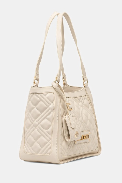 Love Moschino torebka kolor beżowy JC4206PP0MLA0110 - zdjęcie produktu nr 1