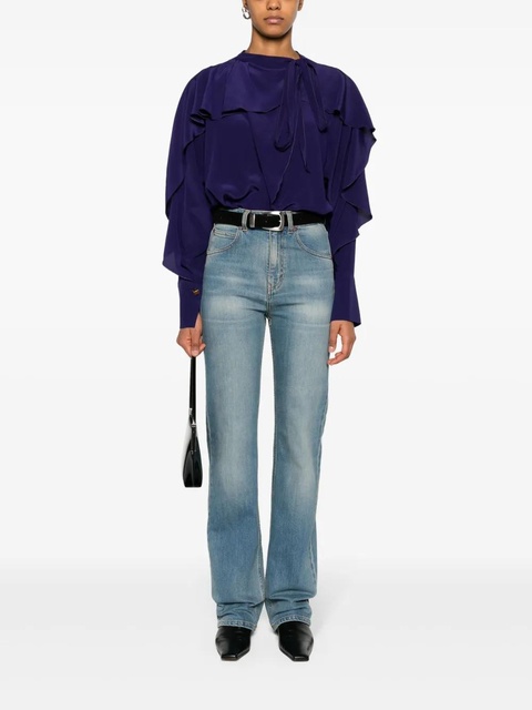 Victoria Beckham Julia straight-leg jeans - Blue - zdjęcie produktu nr 2