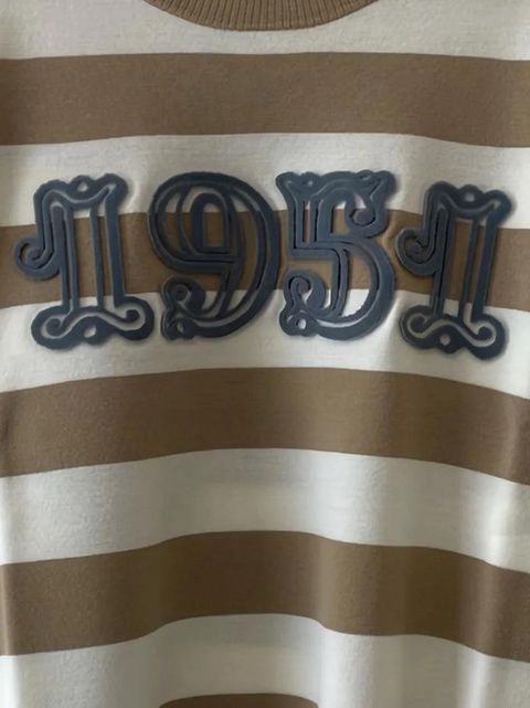 Max Mara striped crew-neck sweater - White - zdjęcie produktu nr 1