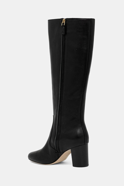 Lauren Ralph Lauren kozaki skórzane Kenndi Tl Hl damskie kolor czarny na słupku 802980067001 - zdjęcie produktu nr 2