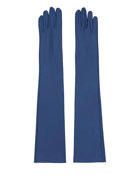 The Frankie Shop Veneto Leather Gloves - Blue - zdjęcie produktu nr 1