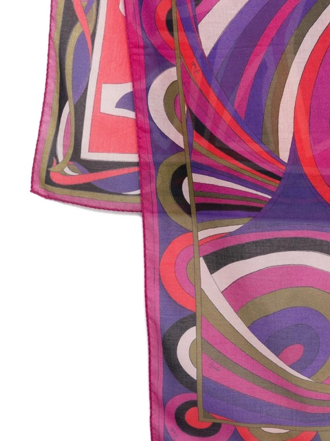PUCCI Orchidee-print pareo - Pink - zdjęcie produktu nr 2