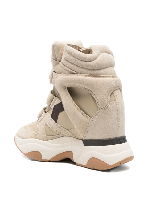 ISABEL MARANT wedge-sole strap sneakers - Neutrals - zdjęcie produktu nr 2