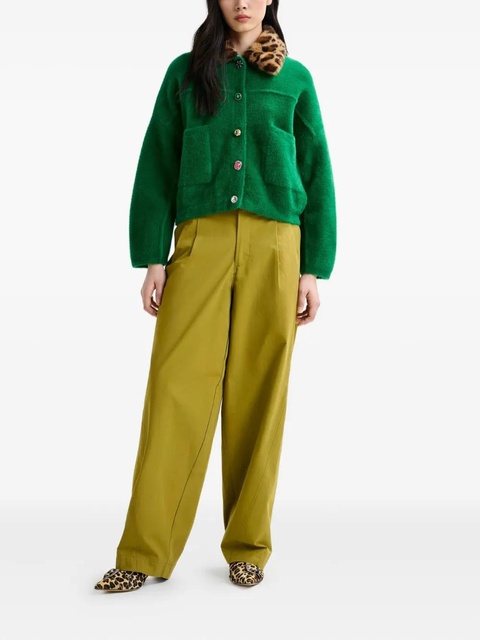 Essentiel Antwerp button-embellshment cardigan - Green - zdjęcie produktu nr 2