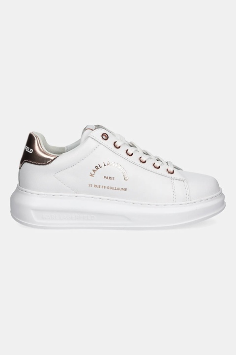 Karl Lagerfeld sneakersy skórzane KAPRI kolor biały KL62538K - zdjęcie produktu nr 2