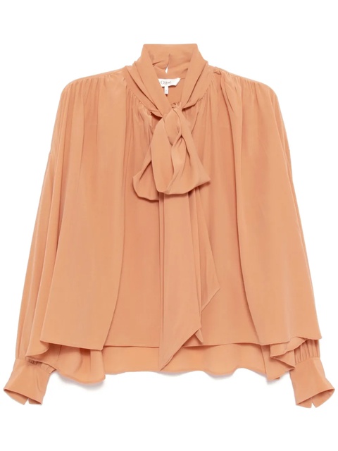 Chloé lavallière blouse - Neutrals - zdjęcie produktu nr 2