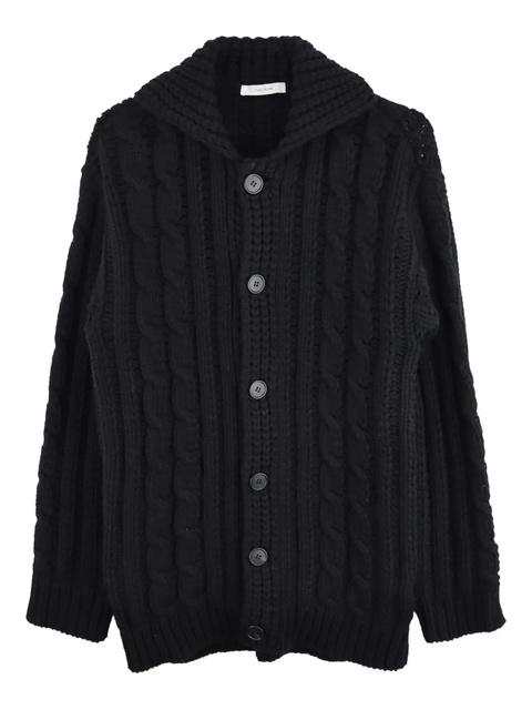The Row Eleo cable-knit cardigan - Black - zdjęcie produktu nr 1