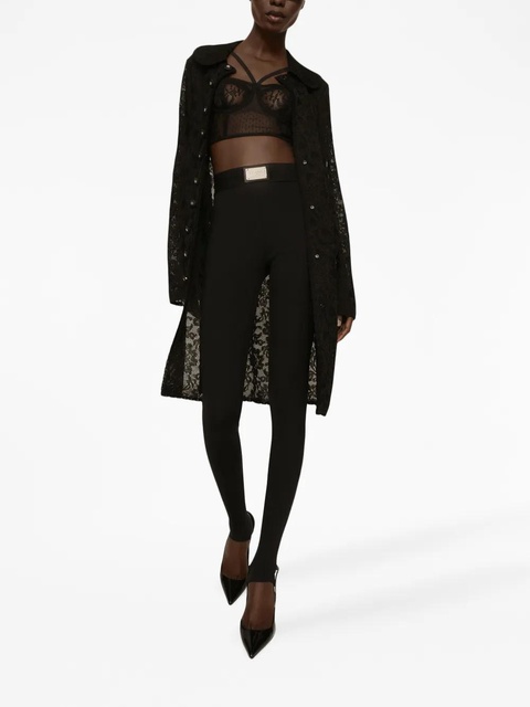 Dolce & Gabbana Lace-stitch DG jacket - Black - zdjęcie produktu nr 2