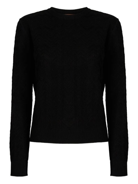 Missoni round-neck sweater - Black - zdjęcie produktu nr 1