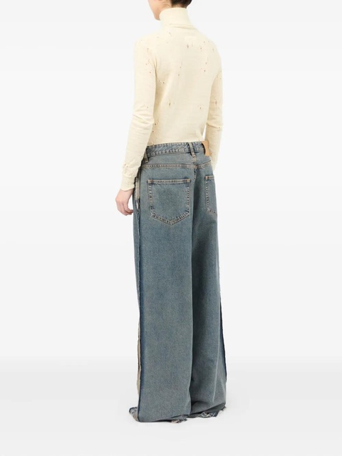MM6 Maison Margiela wide-leg jeans - Blue - zdjęcie produktu nr 1