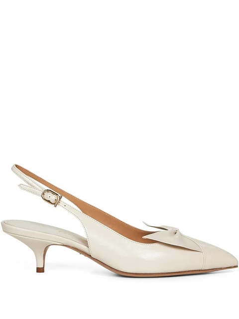 Ferragamo 40mm leather pumps - White - zdjęcie produktu nr 1