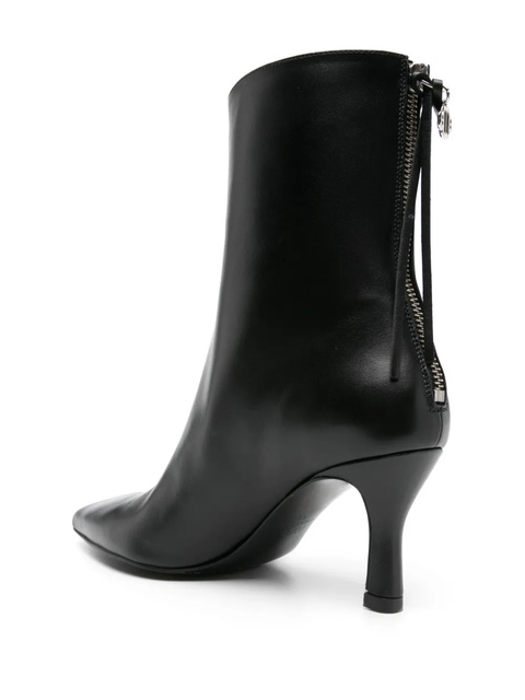 Maje 75mm leather ankle boots - Black - zdjęcie produktu nr 1