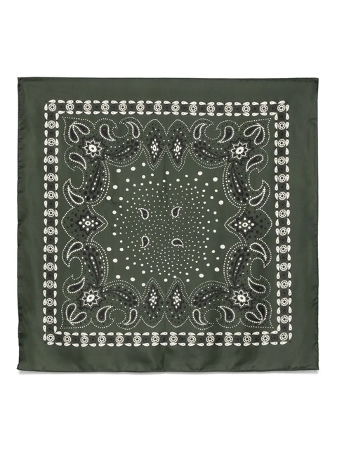 SANDRO Heritage Paisley scarf - Green - zdjęcie produktu nr 1