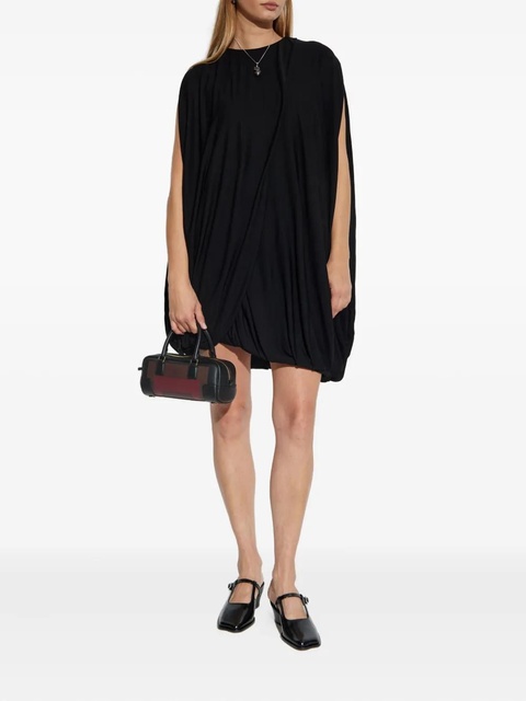 LOEWE draped bubble mini dress - Black - zdjęcie produktu nr 1