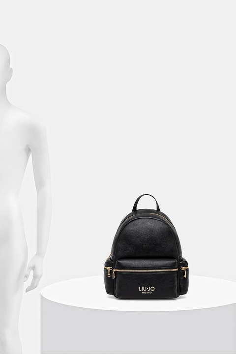 Liu Jo plecak damski kolor czarny mały z aplikacją AF5136.E0058 - zdjęcie produktu nr 2