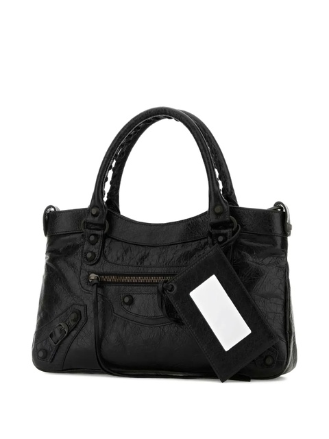 Balenciaga Le City First leather tote bag - Black - zdjęcie produktu nr 2