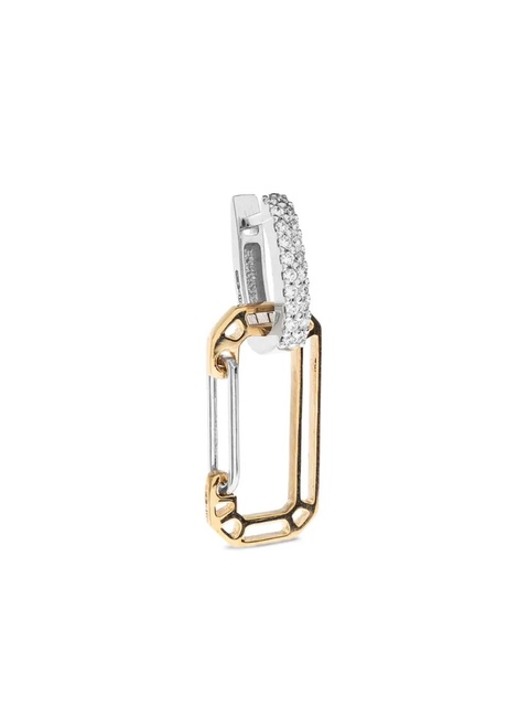 EÉRA 18K white and yellow gold Anima Small single earring - Silver - zdjęcie produktu nr 1