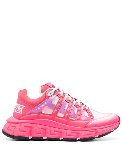 Versace Trigreca leather sneakers - Pink - zdjęcie produktu nr 1