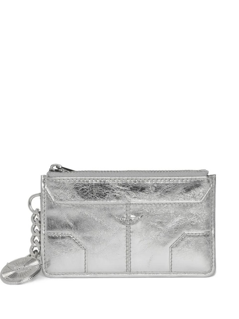 Zadig&Voltaire Sunny metallic card holder - Silver - zdjęcie produktu nr 1