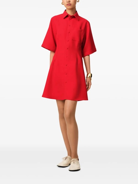 AMI Paris short-sleeved shirtdress - Red - zdjęcie produktu nr 2