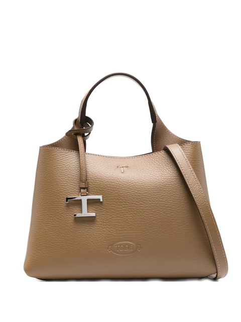 Tod's leather T-logo tote bag - Green - zdjęcie produktu nr 1