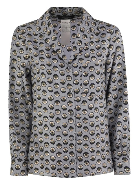 Weekend Max Mara Oncia silk shirt - Blue - zdjęcie produktu nr 1