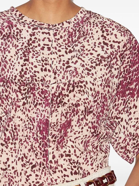 ISABEL MARANT Karlita top - Purple - zdjęcie produktu nr 2